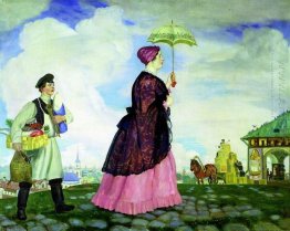 Mercahnt S Hustru Med Inköp 1920