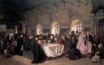 Eine Mahlzeit im Kloster 1876