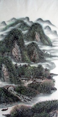 Montagne et de l\'eau - peinture chinoise