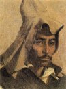 Kazakh With His National Headdress