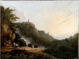 Vista de Tivoli: a Cascatelle eo 'Villa de Maecenas'