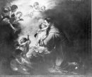 Saint Antoine de Padoue adorer l'Enfant
