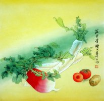Vegetable & Fruit-Semi-manual - Chinese Painting