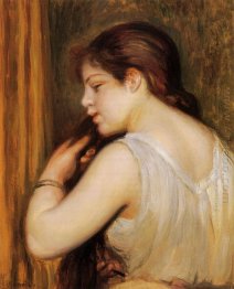 The Coiffure Young Girl Combing Her Hair 1896