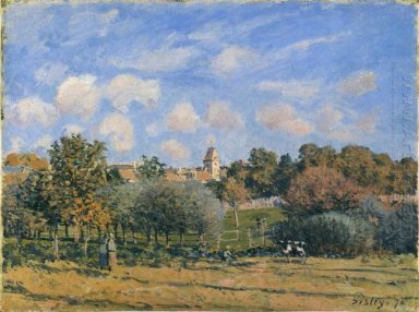 church at noisy le roi in autumn 1874