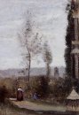 Coulommiers Trädgården av M Preschez 1868