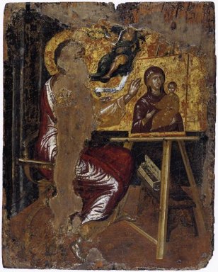 St Luke que pinta o Virgin 1568