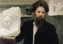 Portrait du sculpteur N L Aronson 1904