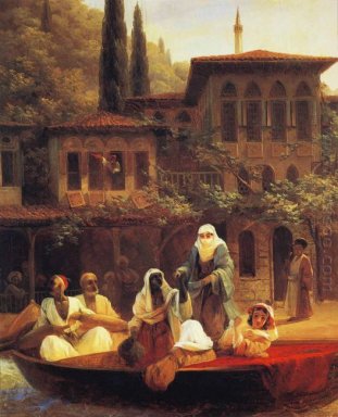 Paseo en barco por Kumkapi En Constantinopla 1846