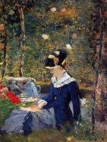 Wanita Muda Di Taman 1880