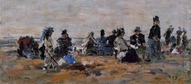 Strand-Szene 1879