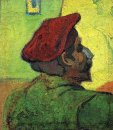 Paul Gauguin Homem em uma boina vermelha 1888