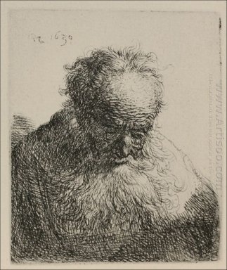 En gammal man med en stor skägg 1630