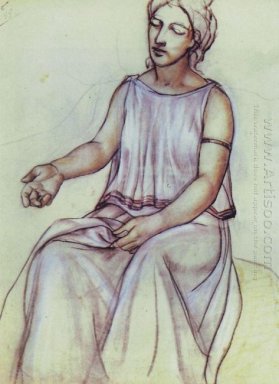 Una Mujer En Un Chiton 1910