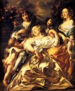 Retrato de una familia 1650