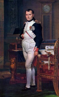 Napoleon Bonaparte In zijn Studie Van De Tuileries 1812