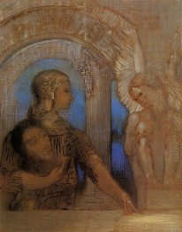 The Mystical Knight Oedipus And The Sphinx 1869