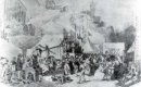 Feest In de buitenwijken van Parijs 1864