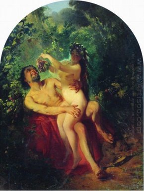 Satyr und Nymphe