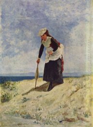 Mulher na praia