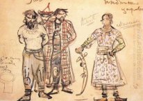 Capturé Création des costumes pour l'opéra Pechenegs Rogneda 189