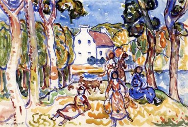 Paisagem com Figuras e Cabra