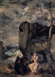 St Anthony O abade e St Paul O Primeiro Eremita