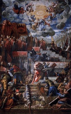 Doge Nicolò Da Ponte Recebe Uma Laurel Crown De Veneza 1584