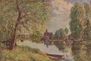 paysage fluvial de Moret sur Loing