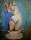 Plaster Statuette Of A Torso Wanita