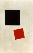 Zwart vierkant en het Rode Plein 1915