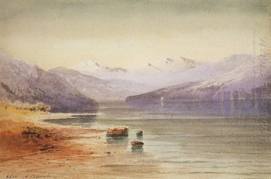 lac de montagne suisse 1864