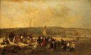 Der Fischmarkt, Boulogne, Frankreich