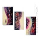 Hand-painted Abstract Oil Painting - Set of 3