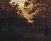 Väg i en skog 1881