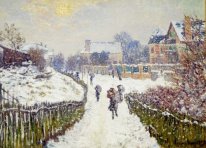 Boulevard Saint Denis Argenteuil i vinter 1875