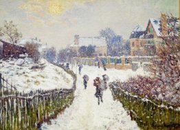 Boulevard Saint Denis Argenteuil i vinter 1875
