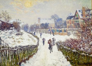 Boulevard Saint Denis Argenteuil No Inverno 1875