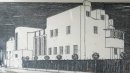 Mackintosh ontwerp van het 'Huis voor een kunstliefhebber'