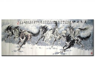 Caballo - la pintura china