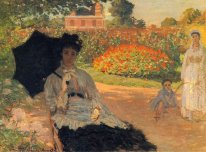 Camille Monet In The Garden