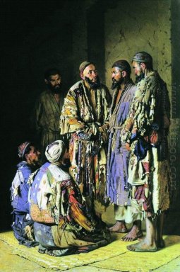 Polititians In Opium Shop Tashkent 1870