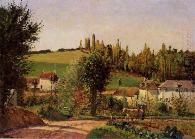 camino de la ermita en Pontoise 1872