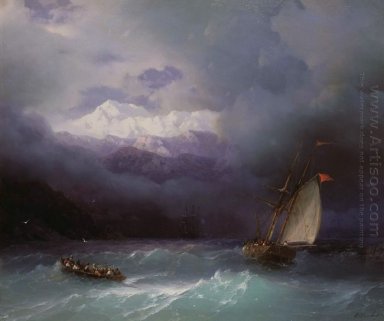 Stürmisches Meer 1868