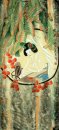 Vacker dam - kinesisk målning