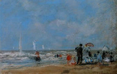 Op het strand 1863