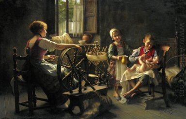 Family In An Interior