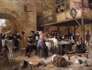 Fête de la Chambre de Rhetoricians près d'une porte de ville