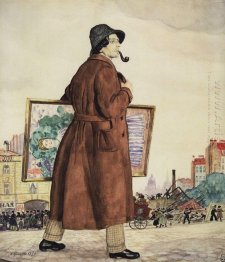 Retrato de Isaak Brodsky 1920