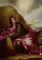 De apostel Johannes de Evangelist op Patmos